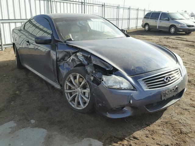 JNKCV64E99M600849 - 2009 INFINITI G37 BASE BLUE photo 1