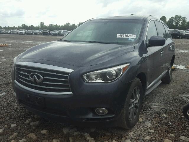 5N1AL0MN3DC325839 - 2013 INFINITI JX35 BASE GRAY photo 2