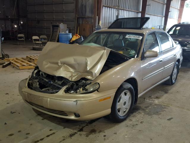 1G1NE52J316167177 - 2001 CHEVROLET MALIBU LS BEIGE photo 2