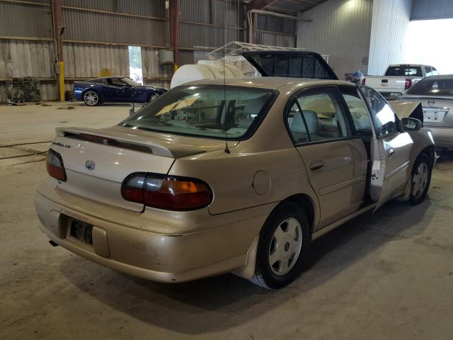 1G1NE52J316167177 - 2001 CHEVROLET MALIBU LS BEIGE photo 4