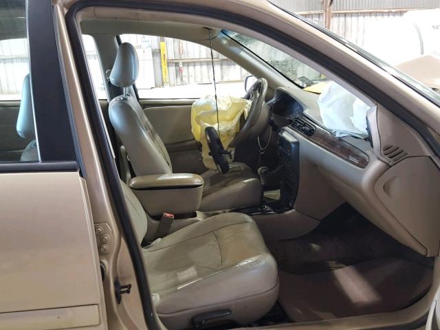 1G1NE52J316167177 - 2001 CHEVROLET MALIBU LS BEIGE photo 5