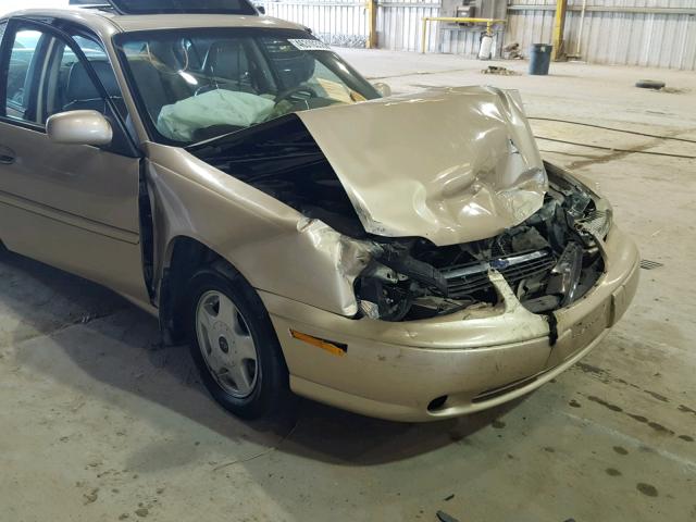 1G1NE52J316167177 - 2001 CHEVROLET MALIBU LS BEIGE photo 9