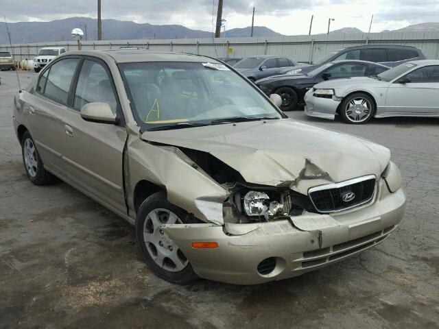 KMHDN45D53U642521 - 2003 HYUNDAI ELANTRA GL TAN photo 1