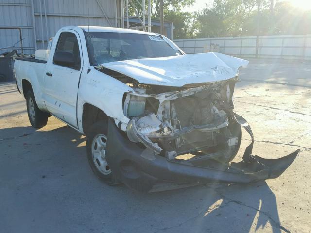 5TFNX4CN0BX006665 - 2011 TOYOTA TACOMA WHITE photo 1