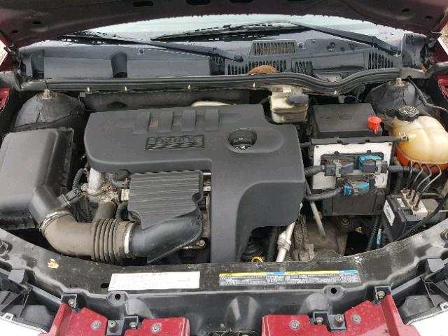 1G8AL55F26Z165567 - 2006 SATURN ION LEVEL MAROON photo 7