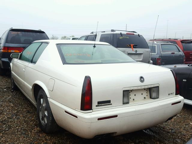 1G6ET1295XU613686 - 1999 CADILLAC ELDORADO T WHITE photo 3