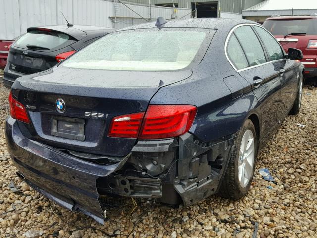 WBAXH5C52DD112113 - 2013 BMW 528 XI BLUE photo 4