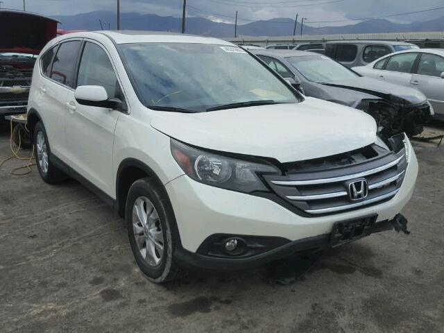 5J6RM4H55EL058947 - 2014 HONDA CR-V EX WHITE photo 1