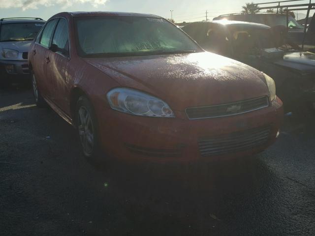 2G1WA5EKXA1143390 - 2010 CHEVROLET IMPALA LS RED photo 1