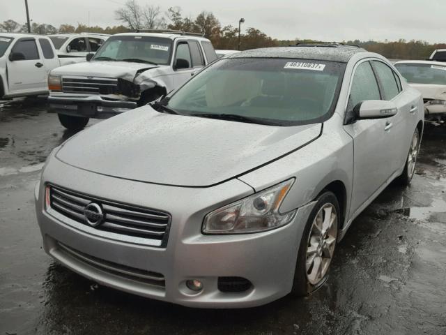 1N4AA5AP1CC818999 - 2012 NISSAN MAXIMA S SILVER photo 2