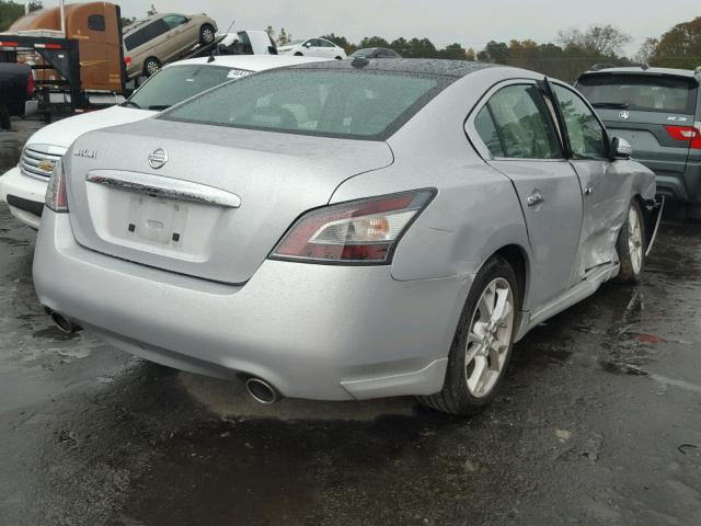 1N4AA5AP1CC818999 - 2012 NISSAN MAXIMA S SILVER photo 4