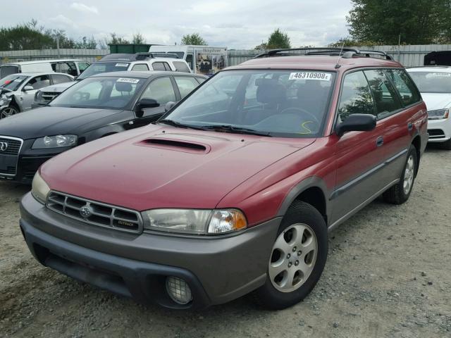 4S3BG6858W7654560 - 1998 SUBARU LEGACY 30T RED photo 2