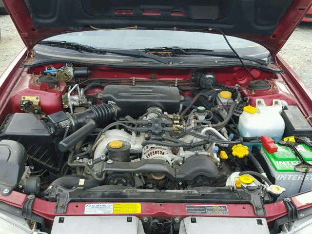 4S3BG6858W7654560 - 1998 SUBARU LEGACY 30T RED photo 7