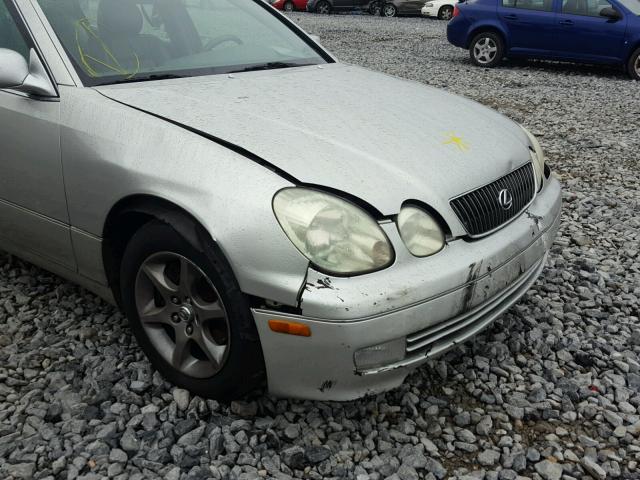 JT8BD69S710148022 - 2001 LEXUS GS 300 GRAY photo 9