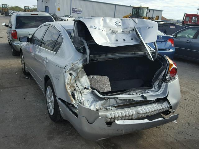 1N4AL2APXCN412703 - 2012 NISSAN ALTIMA BAS SILVER photo 3