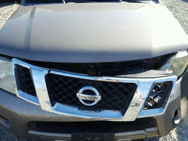 5N1AR18U48C606592 - 2008 NISSAN PATHFINDER TAN photo 7