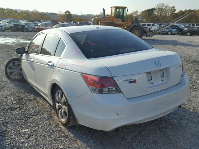 1HGCP368X8A083581 - 2008 HONDA ACCORD WHITE photo 3