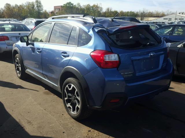 JF2GPABC5HH246449 - 2017 SUBARU CROSSTREK BLUE photo 3