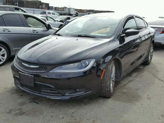 1C3CCCBB4FN734676 - 2015 CHRYSLER 200 S BLACK photo 2