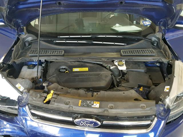 1FMCU0JX1EUC19672 - 2014 FORD ESCAPE TIT BLUE photo 7