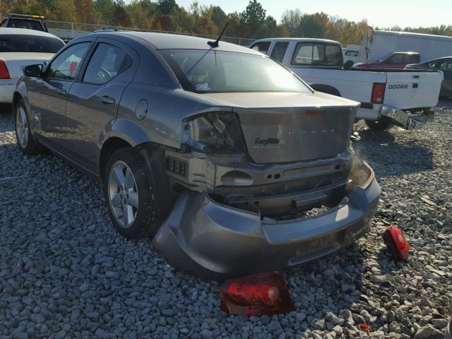 1C3CDZAB5DN687916 - 2013 DODGE AVENGER SE GRAY photo 3