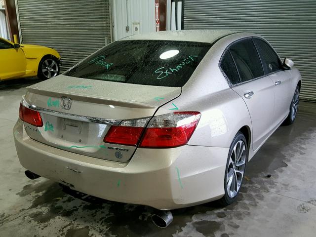 1HGCR2F54DA280864 - 2013 HONDA ACCORD SPO TAN photo 4