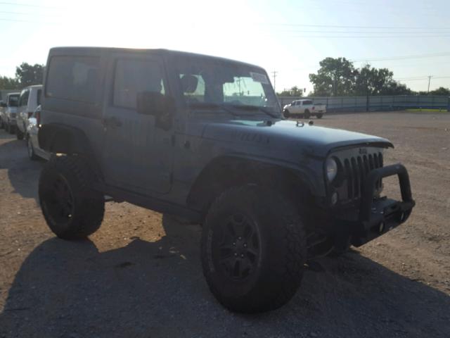 1C4AJWAG4FL552141 - 2015 JEEP WRANGLER S GRAY photo 1
