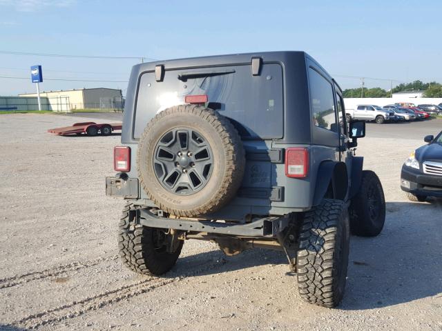 1C4AJWAG4FL552141 - 2015 JEEP WRANGLER S GRAY photo 4