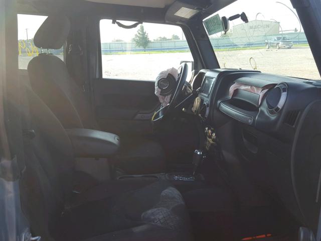 1C4AJWAG4FL552141 - 2015 JEEP WRANGLER S GRAY photo 5