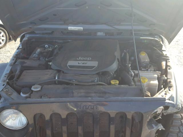 1C4AJWAG4FL552141 - 2015 JEEP WRANGLER S GRAY photo 7