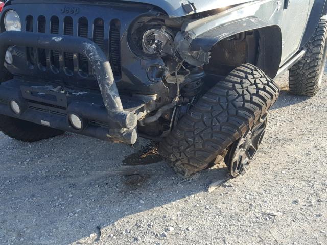 1C4AJWAG4FL552141 - 2015 JEEP WRANGLER S GRAY photo 9