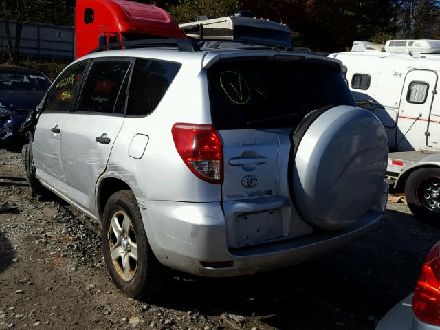 JTMBD33V376054695 - 2007 TOYOTA RAV4 SILVER photo 3