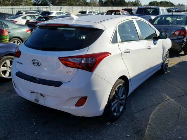 KMHD35LH5GU279791 - 2016 HYUNDAI ELANTRA GT WHITE photo 4