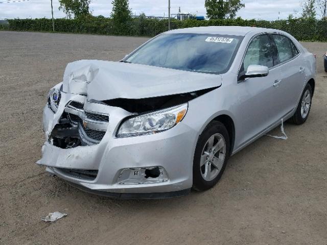 1G11C5SA2DF233078 - 2013 CHEVROLET MALIBU 1LT SILVER photo 2