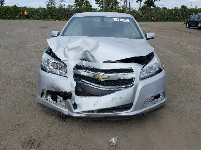 1G11C5SA2DF233078 - 2013 CHEVROLET MALIBU 1LT SILVER photo 9