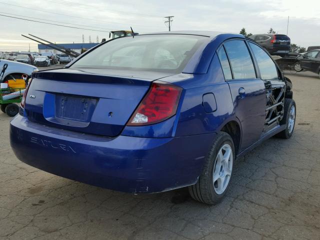 1G8AJ55F26Z194329 - 2006 SATURN ION LEVEL BLUE photo 4