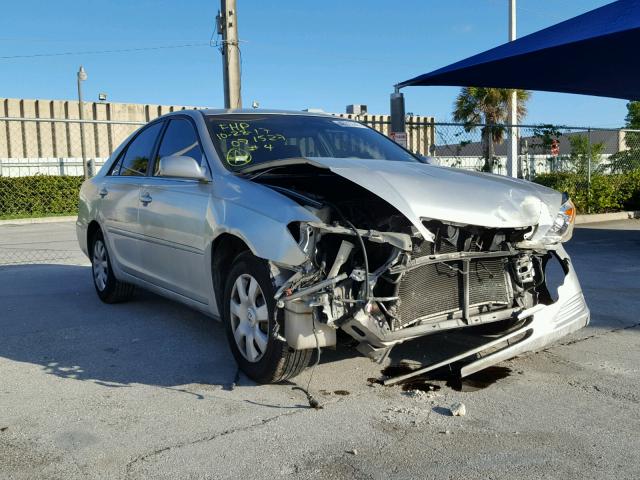 4T1BE32K63U728201 - 2003 TOYOTA CAMRY LE SILVER photo 1