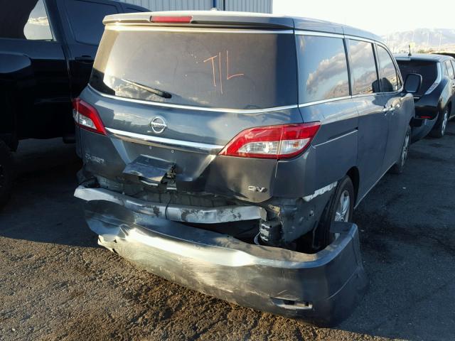 JN8AE2KP2C9050186 - 2012 NISSAN QUEST GRAY photo 4