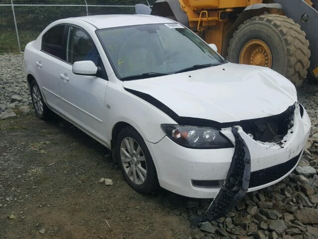 JM1BK32F281172851 - 2008 MAZDA 3 I WHITE photo 1