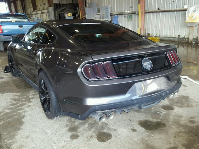 1FA6P8CF1F5340182 - 2015 FORD MUSTANG GT GRAY photo 3