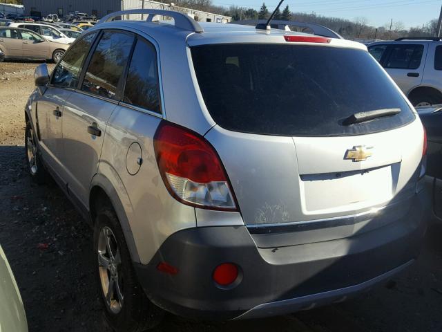 3GNAL1EK2CS555631 - 2012 CHEVROLET CAPTIVA SILVER photo 3