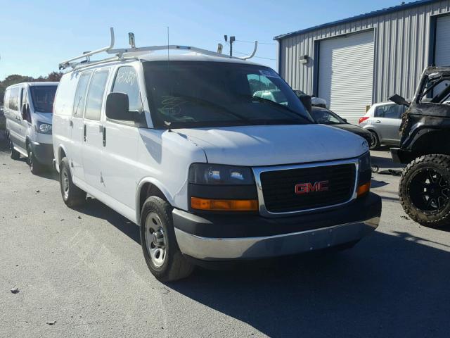 1GTS7AFX6E1196803 - 2014 GMC SAVANA G15 WHITE photo 1