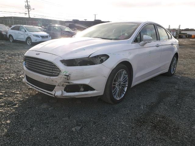 3FA6P0H90DR333478 - 2013 FORD FUSION SE WHITE photo 2