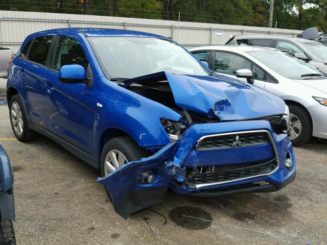 4A4AP3AUXFE004077 - 2015 MITSUBISHI OUTLANDER BLUE photo 1