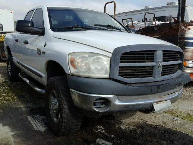 1D7KS28D77J562669 - 2007 DODGE RAM 2500 S WHITE photo 1