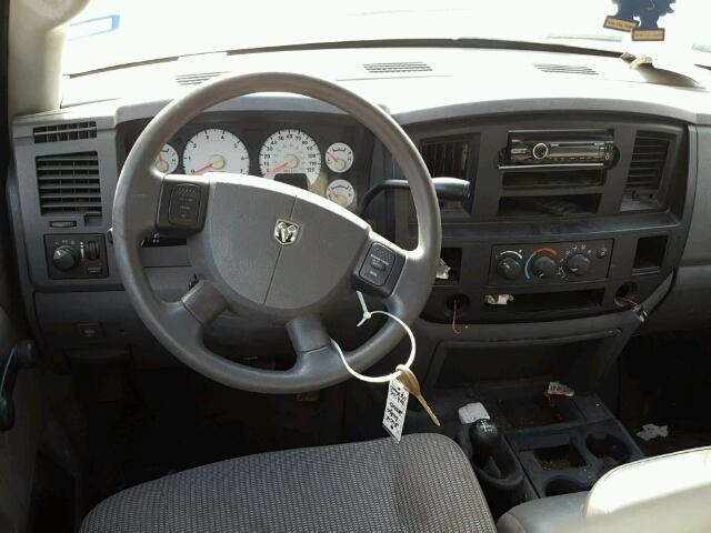 1D7KS28D77J562669 - 2007 DODGE RAM 2500 S WHITE photo 9