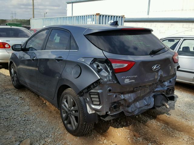 KMHD35LH5GU319741 - 2016 HYUNDAI ELANTRA GT GRAY photo 3