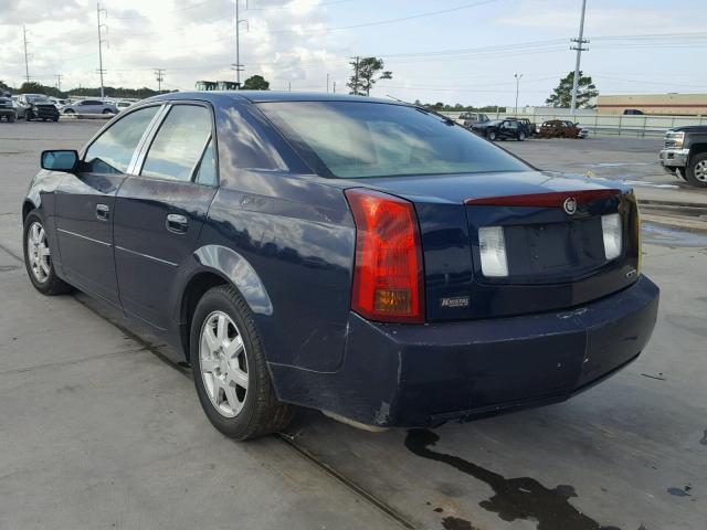 1G6DM57N930103431 - 2003 CADILLAC CTS BLUE photo 3