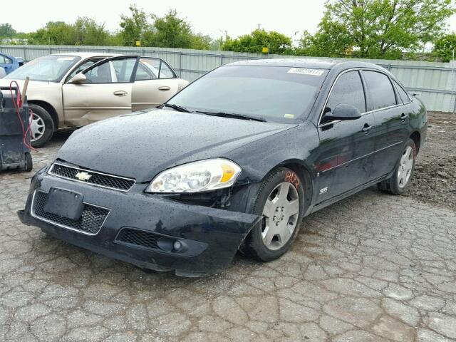 2G1WD58C179120232 - 2007 CHEVROLET IMPALA SUP 黑色 照片 2