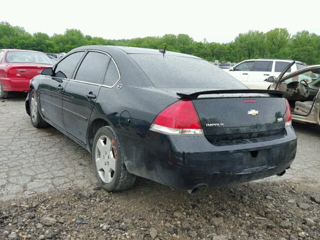 2G1WD58C179120232 - 2007 CHEVROLET IMPALA SUP 黑色 照片 3